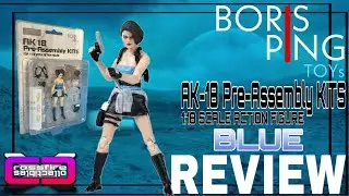 cXc Boris Ping Toys AK 18 BLUE Pre-Assembly Kit for 1:18 Scale Action Figures &bull; Unpacking & Review