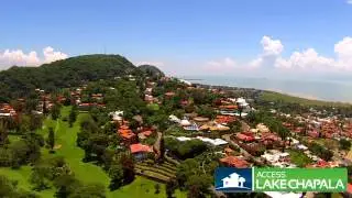 Aerial: Upper & Lower Chula Vista, Lake Chapala Mexico