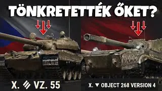Kipróbáltam a nerfelt Vz 55-t/ Obj 268 V4-et!