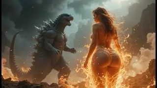 Godzilla & The Atomic Age Beauty: A 1950s Sci-Fi Spectacle in Super Panavision 70