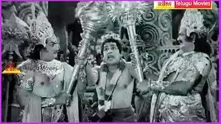 RavanaBrahma (NTR)  Angry On S.V.RangaRao - In Bhookailas Telgugu Movie