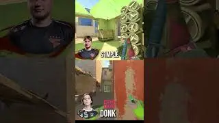 Donk shot the s1mple mid-air  🎯 #cs2 #csgo #cs2clips #donk #faceit #faceit10lvl