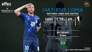 Matheus Leiria - Extremo / Meia Atacante (Winger./ Attacking Midfielder) - 2024