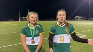 North Adams&rsquo; Emmy Holt and Hunter Grooms discuss win over Wheelersburg