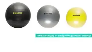 Productvideo: Hammer Fitness Fitnessbal 55 cm - 65 cm - 75 cm