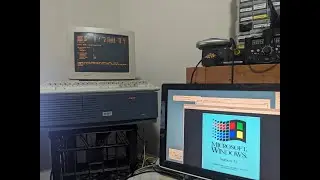 Digital (DEC) AlphaStation 255/233Mhz running MSDOS 6.21, really?