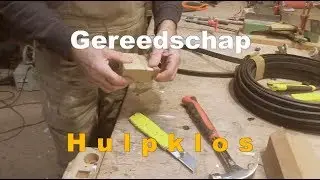 Timmertip 832  Rubber tochtprofiel in verstek snijden.Hulpklos maken.