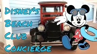 Disneys Beach Club | Club Level Water View Room Tour and Stone Harbor Club