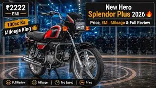 2026 Hero Splendor Plus Base Models New GST Price🤑Features And Finance💰Detailed Review 