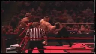 Brock Lesnar & Indiana Jones vs. Kanye West & Mike Tyson (Cobra Rising I, M1)