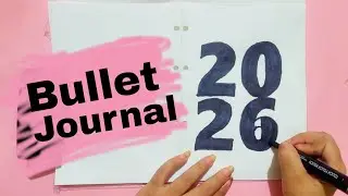 Como eu fiz Bullet journal de 2026