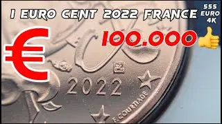1 euro cent 2022 France ~ 3-4&euro;