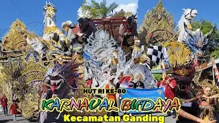 PAWAI KARNAVAL ‼️ HUT RI ke-80 Live Kecamatan Ganding 12 Agustus 2025