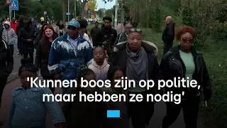 Pleegmoeder doodgeschoten Jerryson spreekt tijdens stille tocht | RTL Nieuws