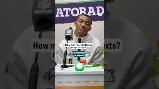 How many unread texts do Super Bowl players have? 💬