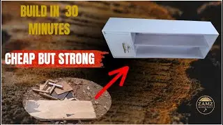 Simple steps to make a TV stand