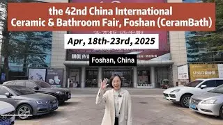 🚀【2-min Get to Know the 42nd CeramBath!】📅 April 18-23, 2025