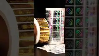 Stiker hologram tidak bisa dibuat dengan printer rumahan. #stiker #hologram #stikerhologram