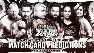 Прогнозы на матчи WWE WrestleMania Backlash 2026