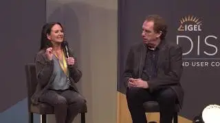 DISRUPT Austin 2018 - Lenscrafters' Chantell Comberger works with IGEL