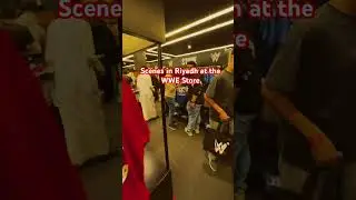WWE Store in Riyadh #wwe #wwestore #merchandise #yeet #wwefans #shorts #riyadh
