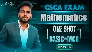 One Shot Demo Question Solve Basic to Advanced.CSCA Math Exam!!!