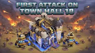Town Hall 18 Attacks || New Attack Strategy || Best Attack Strategy || TH18 Attack Strategy #coc 