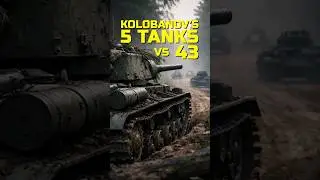 Kolobanov's 5 Tanks VS 43 #Kolobanov #KV1 #WW2History #TankBattle #EasternFront #SovietArmor
