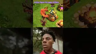 Action figure Vs eagle Artillery - #clashofclans #shortvideo #gaming #gamer #shorts #sports #coc