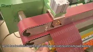 Abrasive belt skiving machine