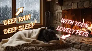 Deep relax with lovely pets | Deep Rain Deep Sleep