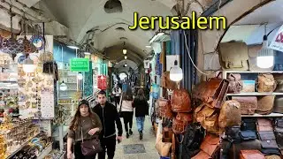 Jerusalem Ambience. Old City Market and Western Wall, February 1st.