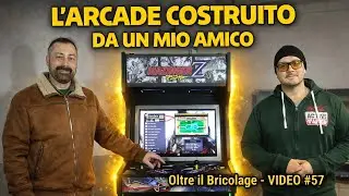 VIDEO 57 - L'ARCADE COSTRUITO DA UN MIO AMICO #arcade #retrogaming #faidate #diy