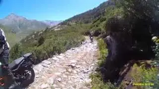 KTM LC8 Adventure Rally 2015 - Crash Action Lac Cenis