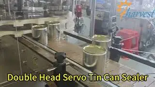 CE Certification Double Head Servo Tin Can Seaming Machine, Can Closing Machine Top Factory
