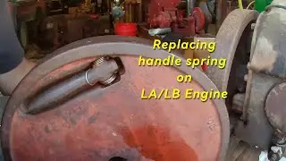 Replacing handle spring on LA/LB engine