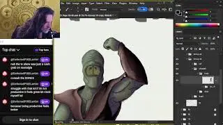 Art Jam - D&D Eberron Art Stream ep 614 - Monster tokens -  Yugoloth - 2