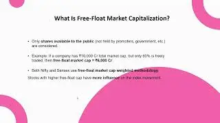 Lesson 4 - Sensex, Nifty Calculator