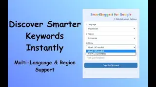 This Chrome Extension Finds Google Keyword Ideas Instantly! 🔥 (SmartSuggest for Google)