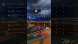 Lag Switching Or Coincidence!? #rocketleague  #Shorts #packetloss #lagswitch