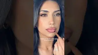 @Hudabeauty lip stain in Toasty Brown + fenty beauty  lip gloss in 03 #hudabeauty lipcombo