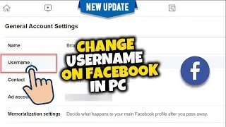 How to Change Username on Facebook ( PC ) 2026 | FB Username Change