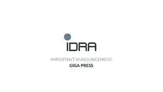 IDRA GROUP | Важное объявление - Гига Пресс