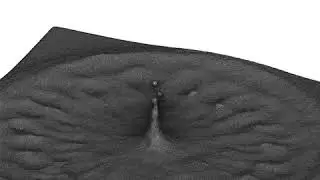 Crown-splash, showing the mesh