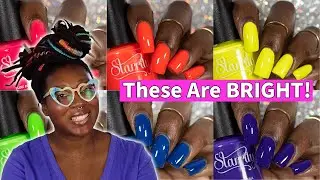 Starrily Noble Neons Nail Polish Collection Swatches | Nicole Loves Nails