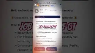 Gotranscript job letter #short #gotranscripttest #workfromhome #job