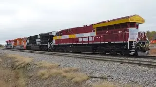 10/23/20 - CN Heritage Units trail on CN M396 at Centralia, IL