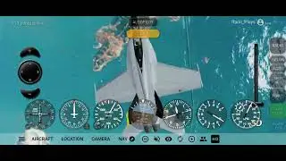 Spinning airplane