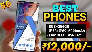 Top 5 Best 5G Smartphone Under ₹12000 in 2025 | 6500mAh + IP69 | 8GB RAM | phones in ₹12k
