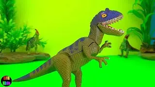 Dinosaur Fight - Dinosaur Battle - Fighting Dinosaurs - Fun Ending SFR Kids
